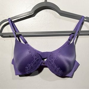 Purple Victoria’s Secret push-up bra